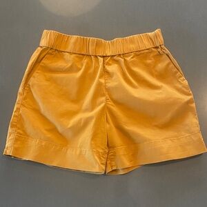 Everlane Women's High Waist Mustard Shorts